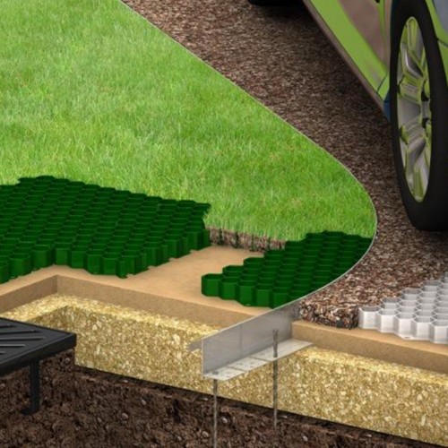 HDPE Plastic Car Driveway Lawn Paving Reinforcement Planting Grass Paver Grid