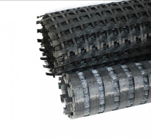 Biaxial Polyester Geogrid Customized PVC High-Strength Fiberglass Grating with Bi-Directional Warp Knitted Geogrid Price