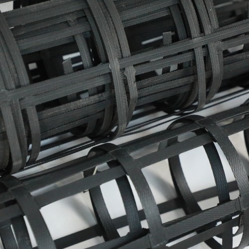 Steel-plastic Geogrid for road construction