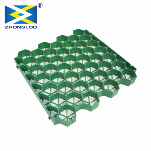 Driveway Grid Paver Polymer Hdpe Geocell Grass Paver 500mm*500mm Grass Grid Pavers