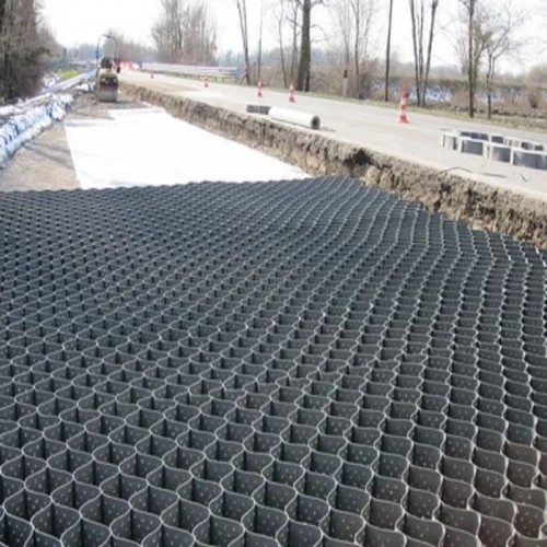 HDPE Geocell gravel stabilizers Plastic honeycomb Geocells for road contstraction