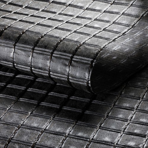 Composite Asphalt Geogrid 80kn/M Coating Asphalt with Geotextile Sold