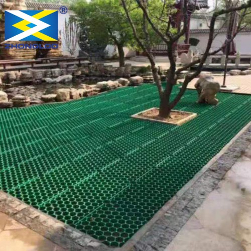 Plastic honeycomb gravel grass grid pavers factory for driveway