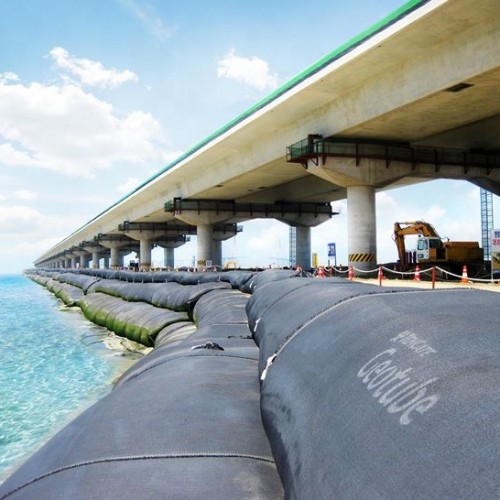 Geotube Dewatering for Capturing Dredged Sludge