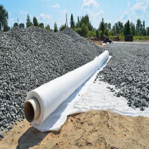 High Strength Non Woven Geotextile Fabric PP Pet Staple Fiber Geotextiles