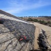 High Strength Ground Grid Gravel Grid Pp HDPE Uniaxial Plastic Geogrid For Retaining Wall Mud Control