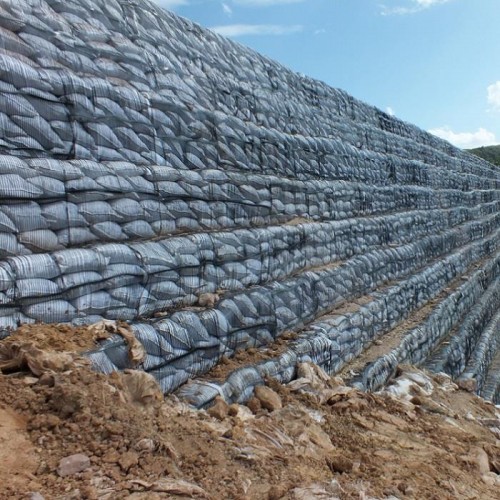 Earthwork Construction Plastic Mesh Netting Uniaxial Plastic Geogrid for Civil Engineering