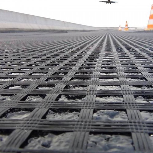 PET Polyester Geogrid Used for Bridge Construction