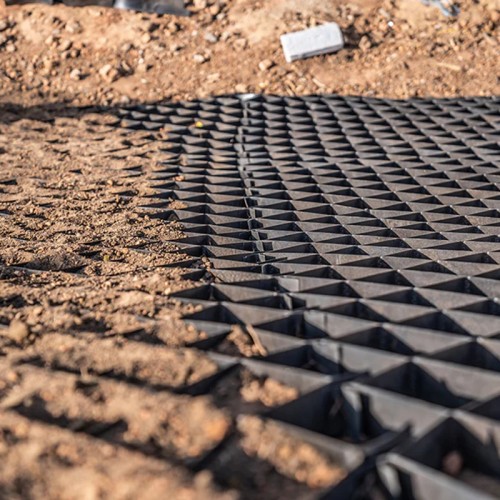 HDPE Geocell for Retaining Walls Protect and Landscape Project Honeycomb Grid Concrete Grass Pavers