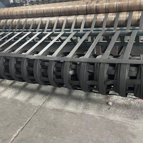 Fiber Mesh Geo Grid Polyester Fiber Geogrid for Road Construction