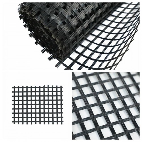 Manufacturer Roads Pavement Asphalt Layer Reinforcement Fiberglass Geogrid