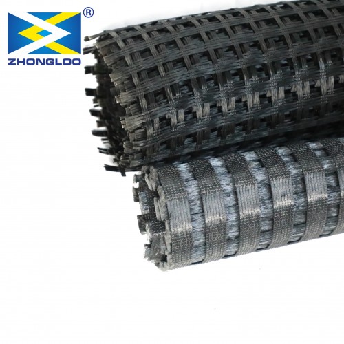 100/200 Kn/M High Strength Fiberglass Geogrid