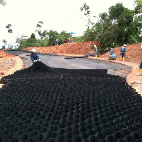 HDPE Planting Grass Slope Protection High Strength Geocell Concrete Grass Pavers Honeycomb Grid