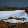 Needle Punched Spunbonded Non-Woven Polyester (PET) and Polypropylene (PP) Fabric Geotextile Made of Short Fiber and Long Fibers for Filtration Isolation