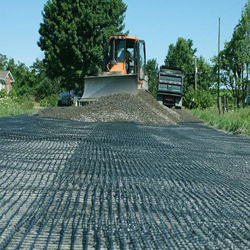 Fiberglass Plastic Geogrid for Base Stabilization