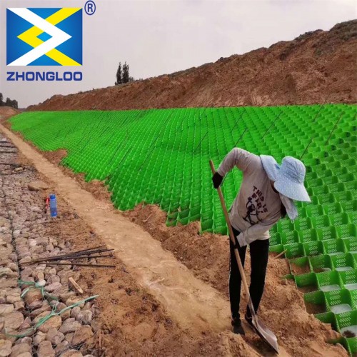 Geocell Grid for Road Construction and Soil Stabilization