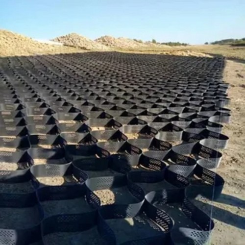 hdpe honeycomb geogrid driveway gravel slope geocell reinforcement for road