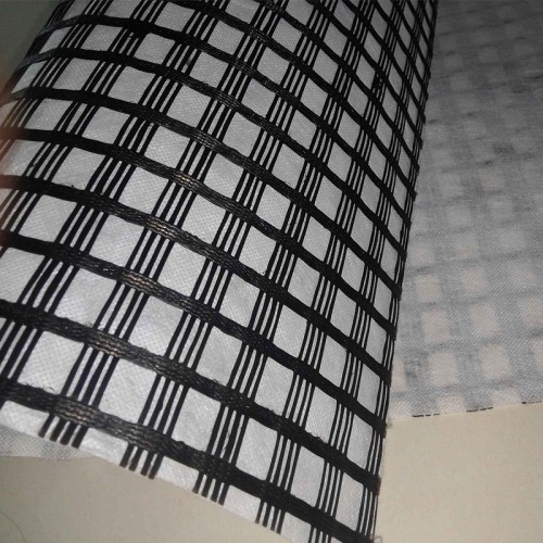 Polyester Reinforcement Grid with Nonwoven Geotextile