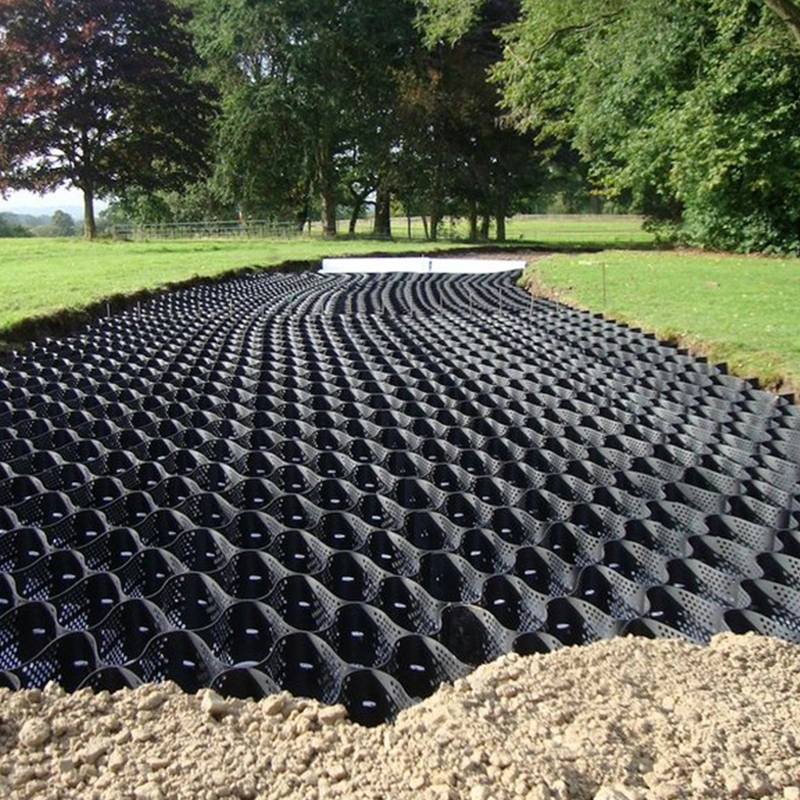 HDPE Planting Grass Slope Protection High Strength Geocell Concrete Grass Pavers Honeycomb Grid