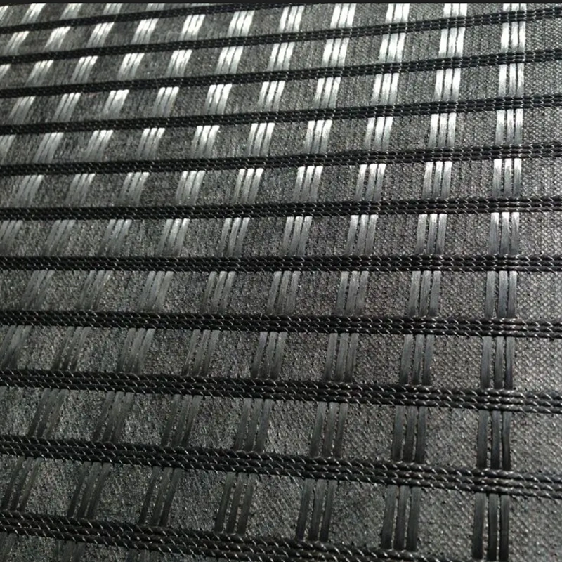 Polyester Reinforcement Grid with Nonwoven Geotextile